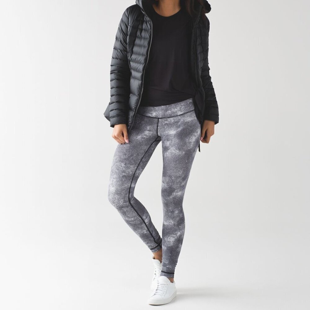 LULULEMON | Wunder Under Pant III Patterned Leggings | Sz. 10